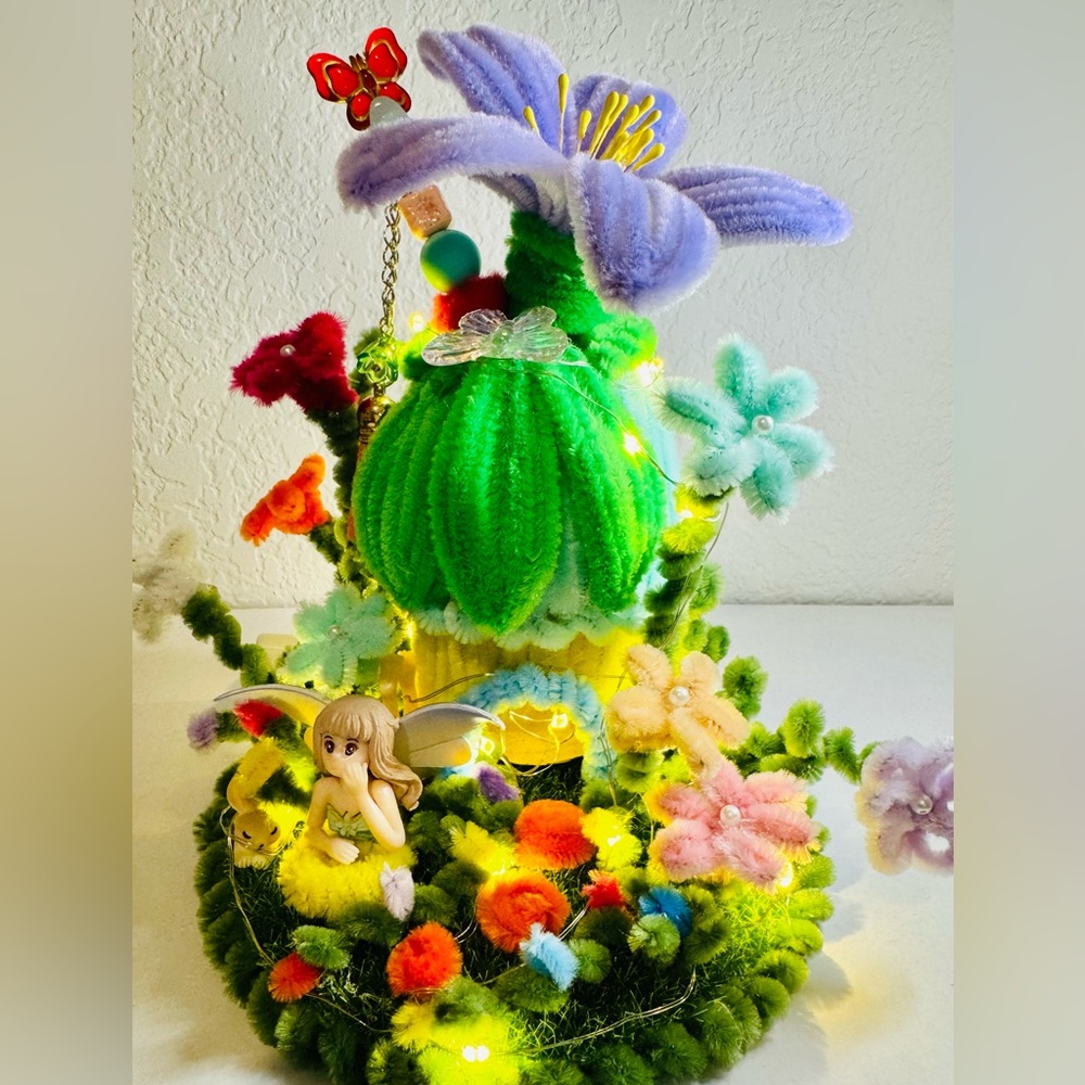 Colorful Floral Fairy Pen Holder